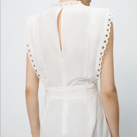 Zara Embroidered Eyelet Jumpsuit - Picture 5 of 5